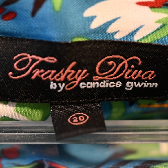 Trashy Diva Jungle Parrots Tap Shorts - Picture 2 of 2